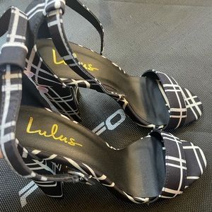 PLAID lulus heels